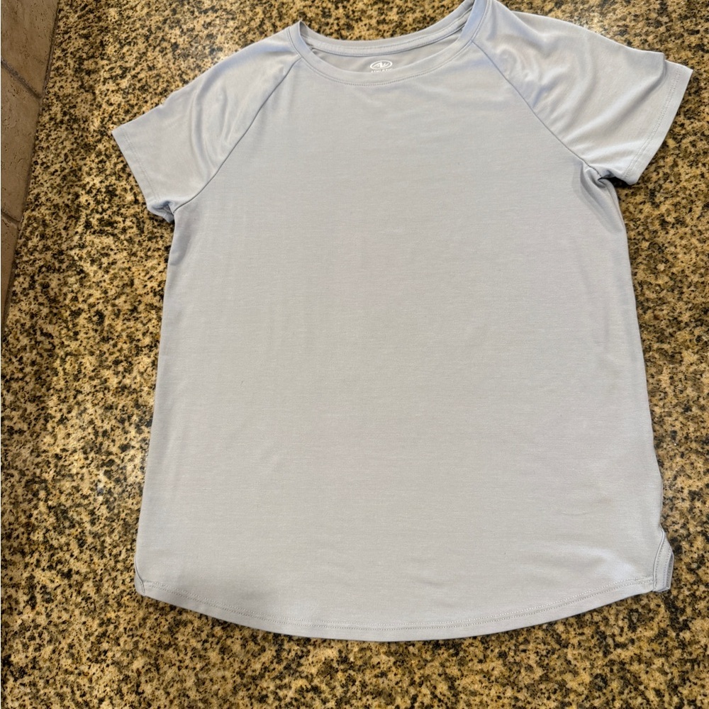 Athletic‎ Light Gray kids Short Sleeve T-Shirt Size XL (14/16)